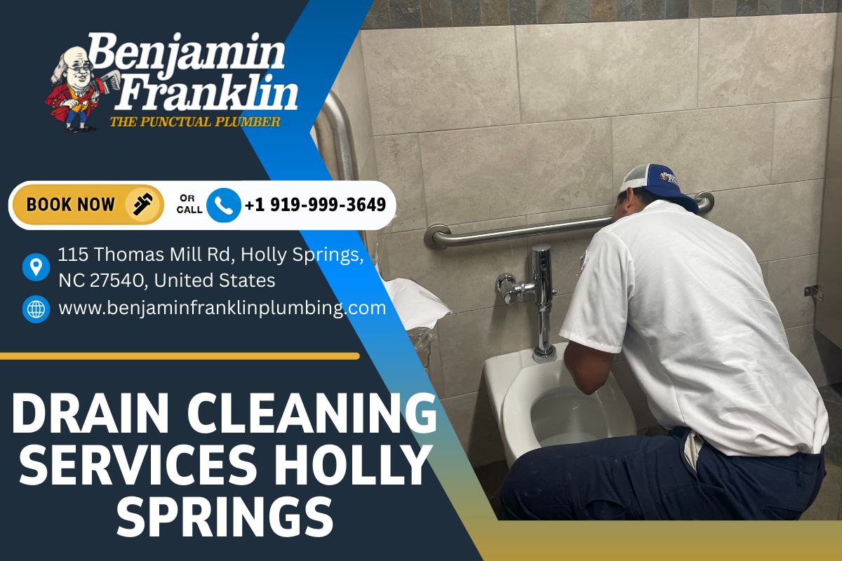 drain cleaning services in Holly Springs